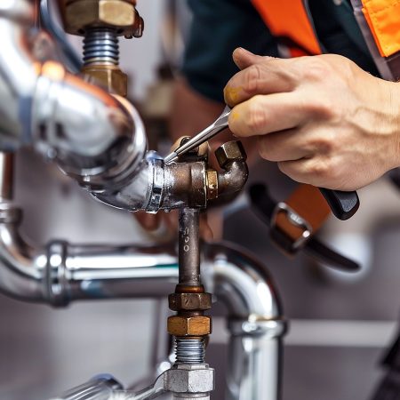 plumber-work-closeup-hands-plumber-with-wrench